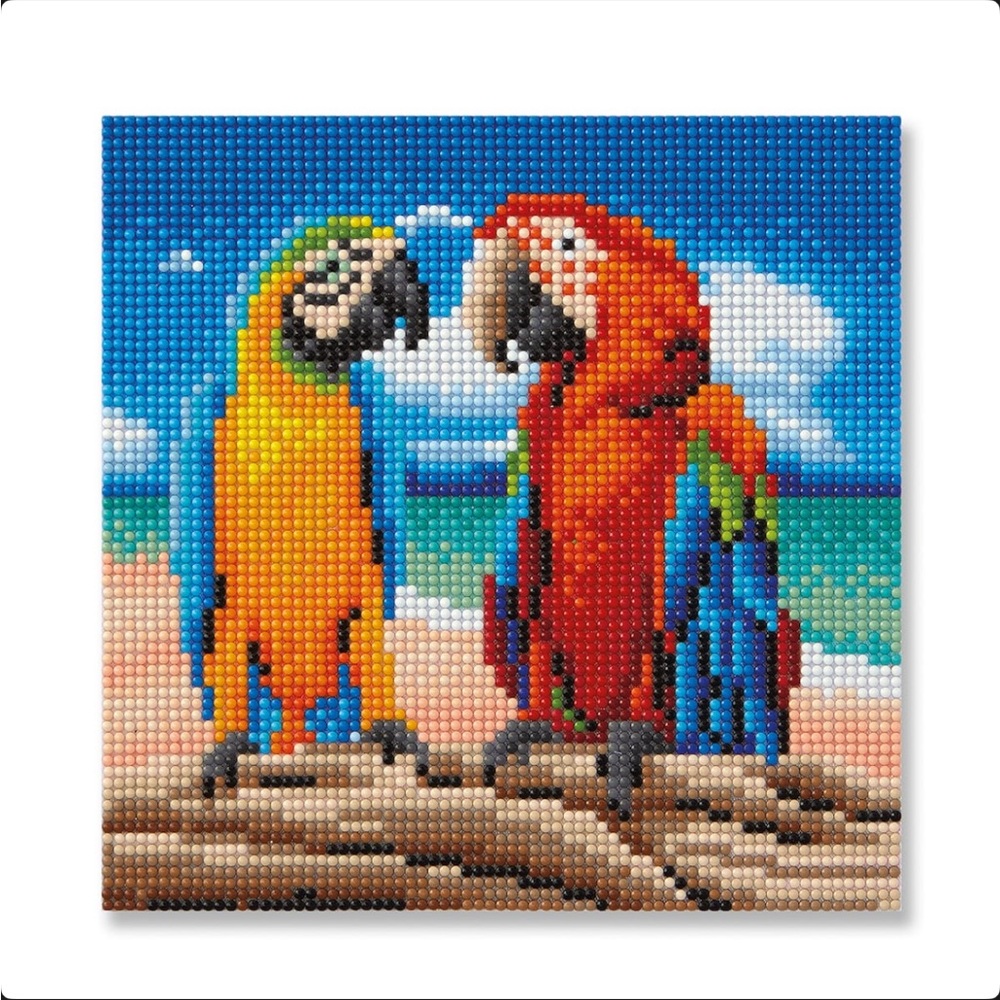 Parrots Painting Diamond Art Kit by Make Market